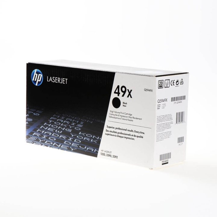 HP Toner Q5949X 49X Svart i gruppen Datautstyr / Skrivere og tilbehør / Blekk og toner / Toner / HP hos TP E-commerce Nordic AB (C27291)