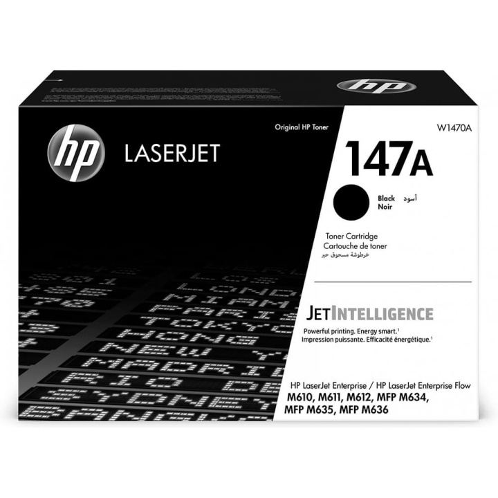 HP Toner W1470A 147A Svart i gruppen Datautstyr / Skrivere og tilbehør / Blekk og toner / Toner / HP hos TP E-commerce Nordic AB (C27303)