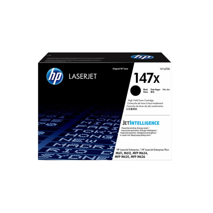 HP Toner W1470X 147X Svart i gruppen Datautstyr / Skrivere og tilbehør / Blekk og toner / Toner / HP hos TP E-commerce Nordic AB (C27304)