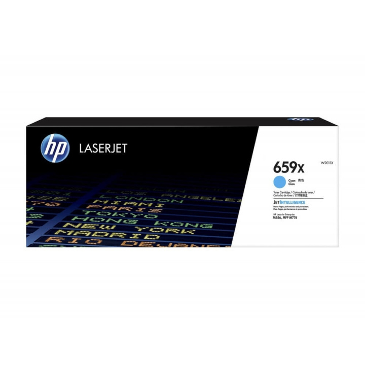 HP Toner W2011X 659X Cyan i gruppen Datautstyr / Skrivere og tilbehør / Blekk og toner / Toner / HP hos TP E-commerce Nordic AB (C27312)