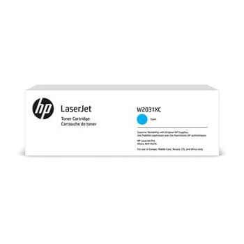 HP Toner W2031XC 415X Cyan Contract i gruppen Datautstyr / Skrivere og tilbehør / Blekk og toner / Toner / HP hos TP E-commerce Nordic AB (C27323)