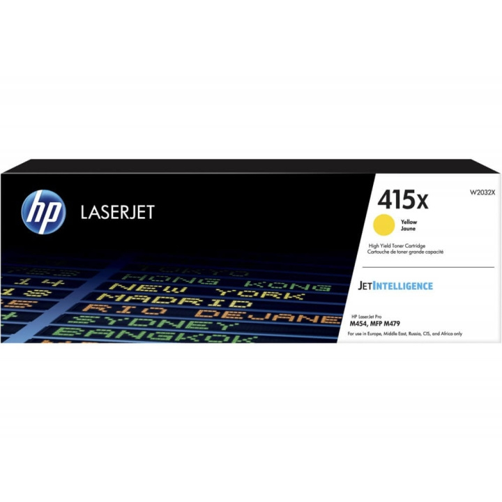 HP Toner W2032X 415X Gul i gruppen Datautstyr / Skrivere og tilbehør / Blekk og toner / Toner / HP hos TP E-commerce Nordic AB (C27326)