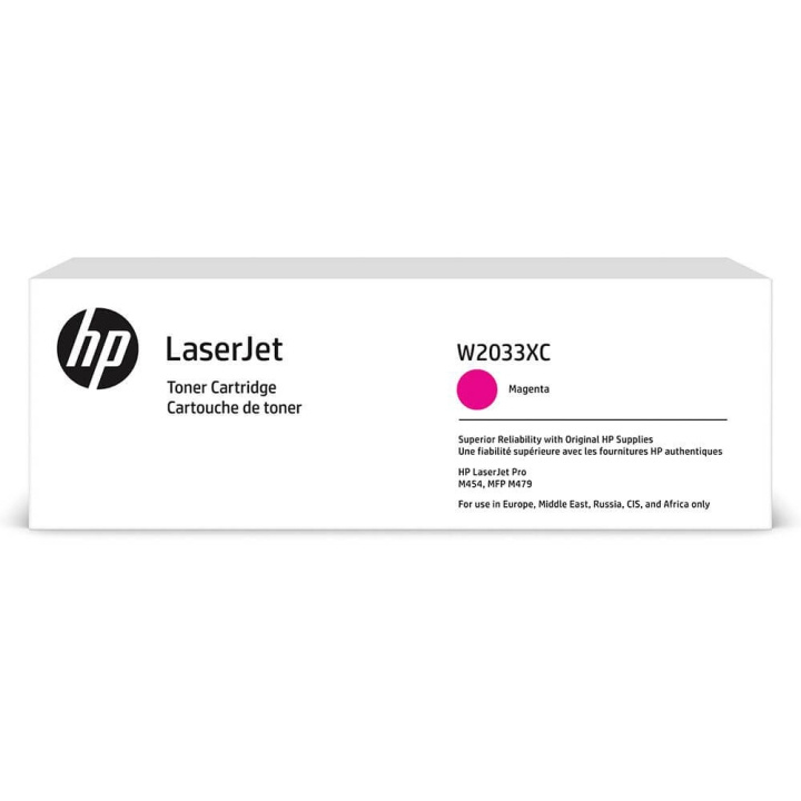 HP Toner W2033XC 415X Magenta, Kontrakt i gruppen Datautstyr / Skrivere og tilbehør / Blekk og toner / Toner / HP hos TP E-commerce Nordic AB (C27331)