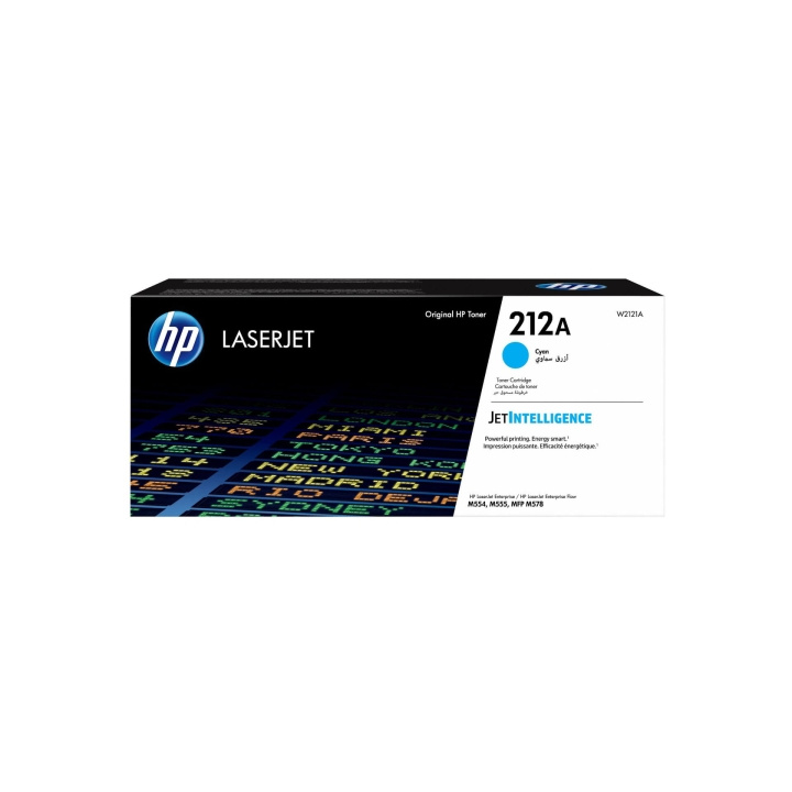 HP Toner W2121A 212A Cyan i gruppen Datautstyr / Skrivere og tilbehør / Blekk og toner / Toner / HP hos TP E-commerce Nordic AB (C27335)