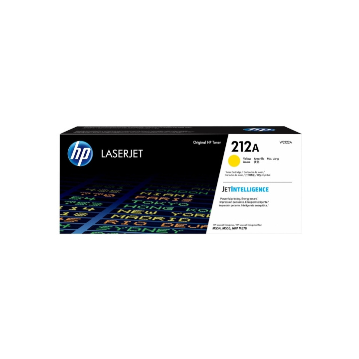 HP Toner W2122A 212A Gul i gruppen Datautstyr / Skrivere og tilbehør / Blekk og toner / Toner / HP hos TP E-commerce Nordic AB (C27337)