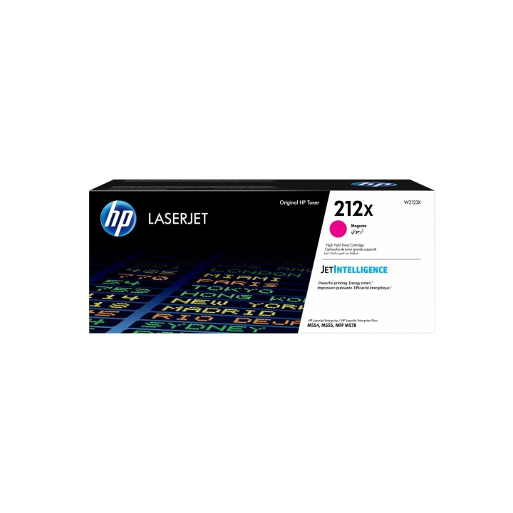 HP Toner W2123X 212X Magenta i gruppen Datautstyr / Skrivere og tilbehør / Blekk og toner / Toner / HP hos TP E-commerce Nordic AB (C27340)