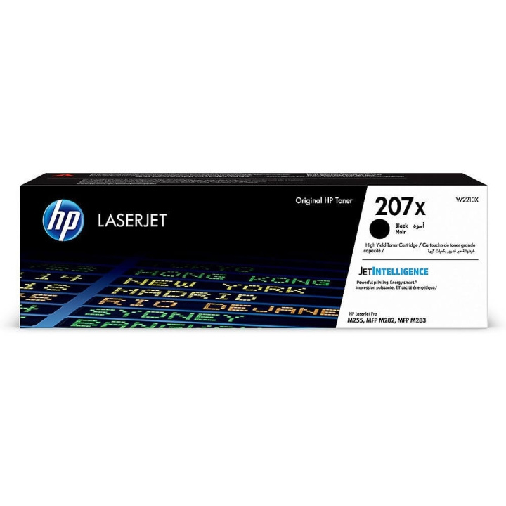 HP Toner W2210X 207X Svart i gruppen Datautstyr / Skrivere og tilbehør / Blekk og toner / Toner / HP hos TP E-commerce Nordic AB (C27342)