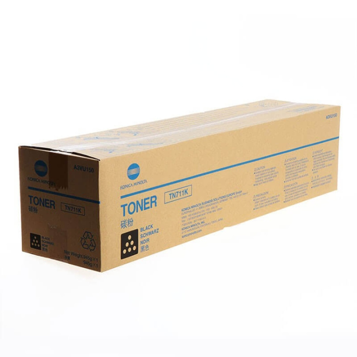 Konica Minolta Toner A3VU150 TN711 Svart i gruppen Datautstyr / Skrivere og tilbehør / Blekk og toner / Toner / Konica Minolta hos TP E-commerce Nordic AB (C27483)