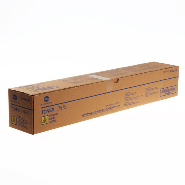 Konica Minolta Toner A3VX250 TN619 Gul i gruppen Datautstyr / Skrivere og tilbehør / Blekk og toner / Toner / Konica Minolta hos TP E-commerce Nordic AB (C27488)