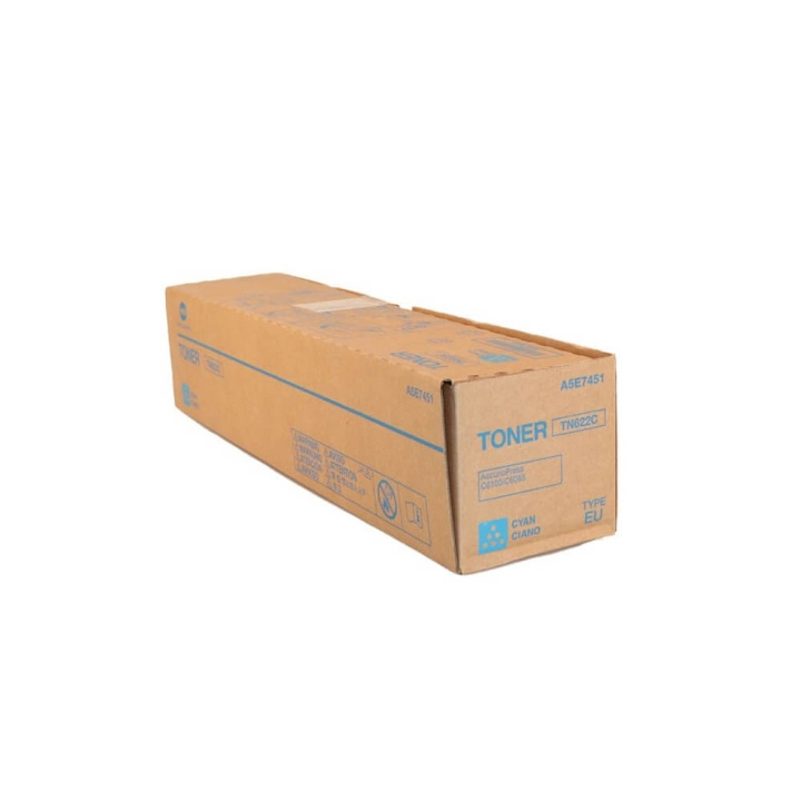 Konica Minolta Toner A5E7451 TN622 Cyan i gruppen Datautstyr / Skrivere og tilbehør / Blekk og toner / Toner / Konica Minolta hos TP E-commerce Nordic AB (C27498)