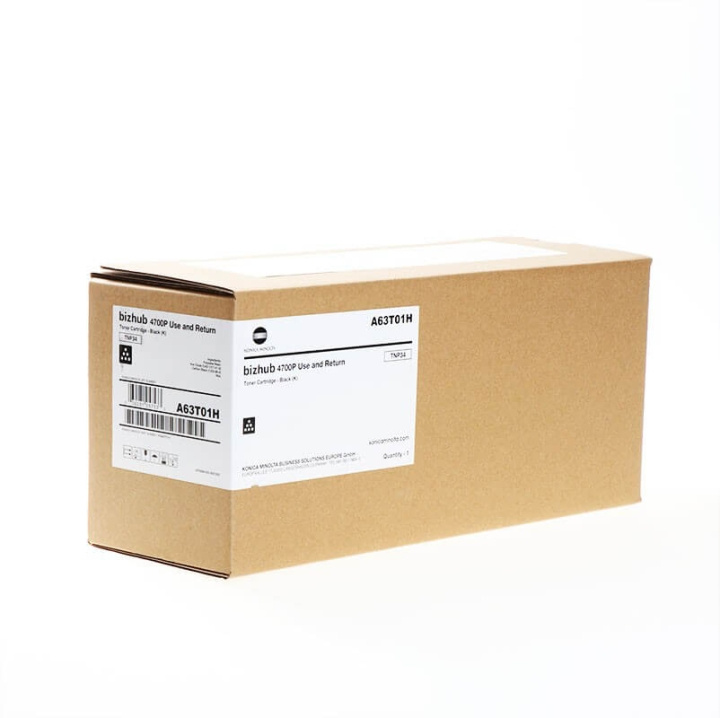 Konica Minolta Toner A63T01H TNP34 Svart i gruppen Datautstyr / Skrivere og tilbehør / Blekk og toner / Toner / Konica Minolta hos TP E-commerce Nordic AB (C27499)