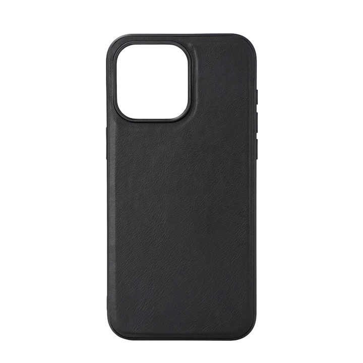 Buffalo Backcover Leather MagSeries iPhone 15 Pro Max Black i gruppen SMARTTELEFON & NETTBRETT / Mobilbeskyttelse / Apple / iPhone 15 hos TP E-commerce Nordic AB (C28562)