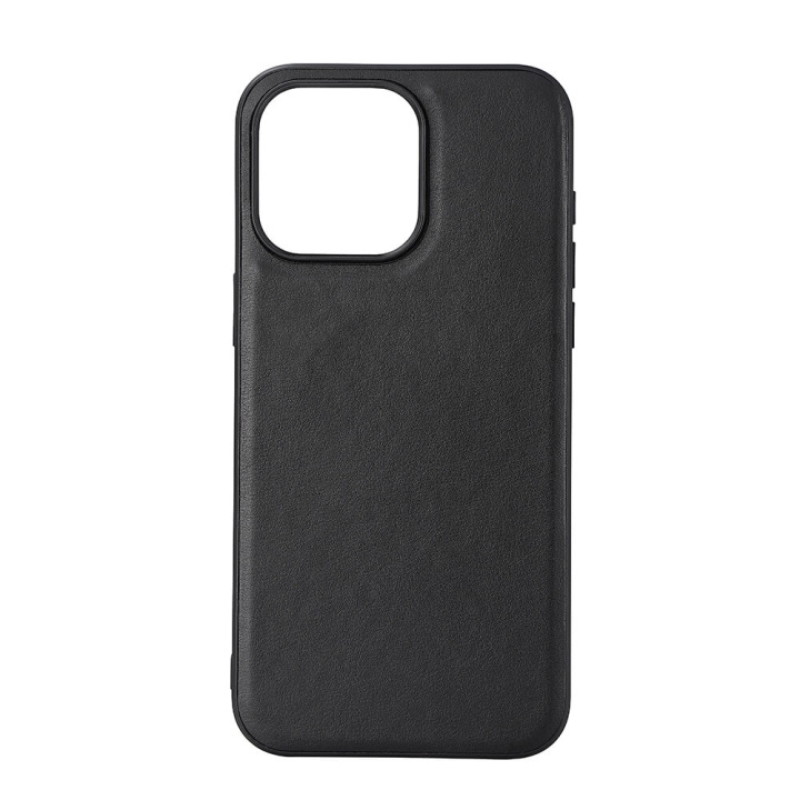 Buffalo Mobildeksel PU MagSeries Svart - iPhone 15 Pro Max i gruppen SMARTTELEFON & NETTBRETT / Mobilbeskyttelse / Apple / iPhone 15 hos TP E-commerce Nordic AB (C28566)