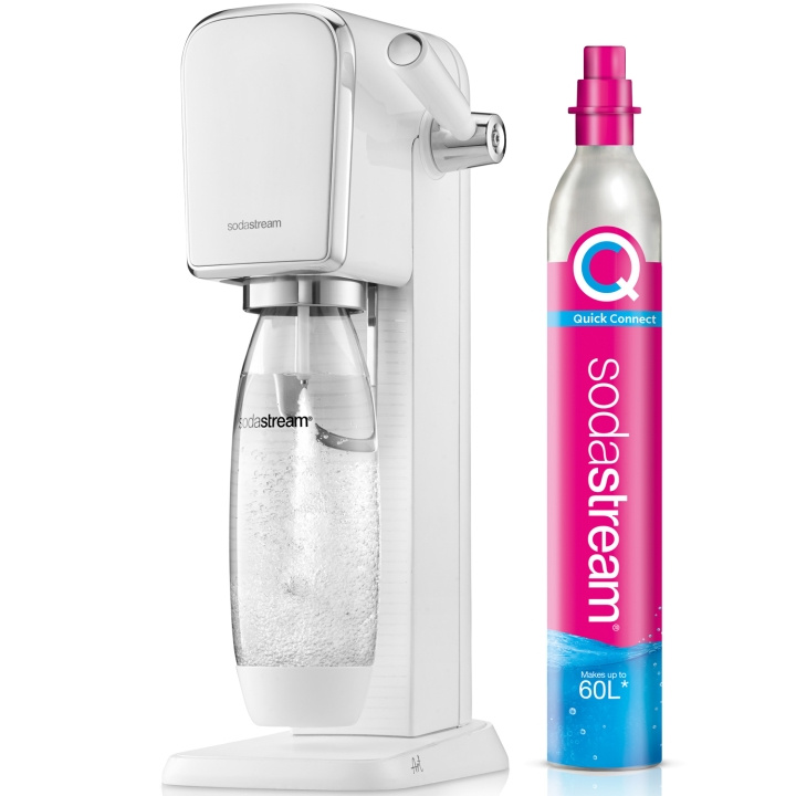 SodaStream Kolsyremaskin ART White i gruppen HJEM, HUS OG HAGE / Husholdningsapparater / Vann og juice / Kullsyremaskin / Maskiner hos TP E-commerce Nordic AB (C28645)