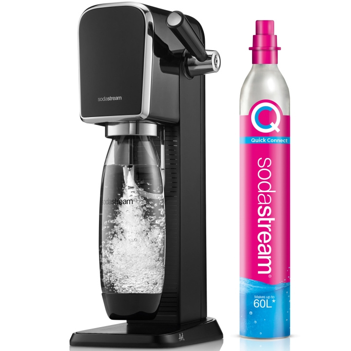 SodaStream Kolsyremaskin ART Black i gruppen HJEM, HUS OG HAGE / Husholdningsapparater / Vann og juice / Kullsyremaskin / Maskiner hos TP E-commerce Nordic AB (C28646)