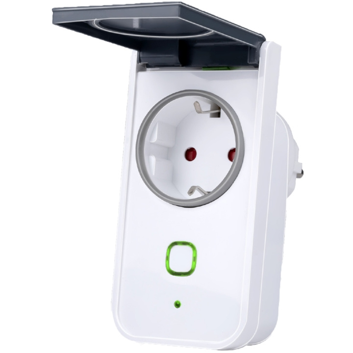 Alpina WiFi Outdoor Smart Plug 3680W + energimåling i gruppen HJEM, HUS OG HAGE / Smarthus / Smart plugs hos TP E-commerce Nordic AB (C28736)
