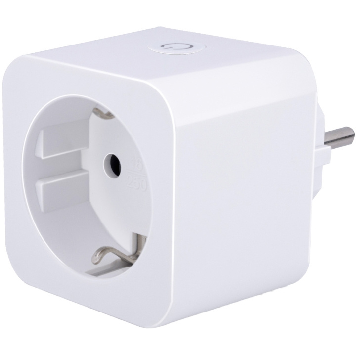 Alpina WiFi Smart Plug 3680W med energimåling i gruppen HJEM, HUS OG HAGE / Smarthus / Smart plugs hos TP E-commerce Nordic AB (C28739)