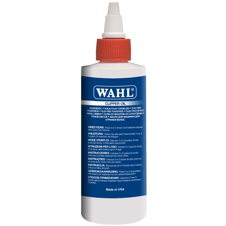 Wahl Smøreolje på flaske for hårtrimmer 118 ml i gruppen HELSE OG SKJØNNHET / Hår & styling / Barbering og trimming / Hårtrimmere hos TP E-commerce Nordic AB (C28831)