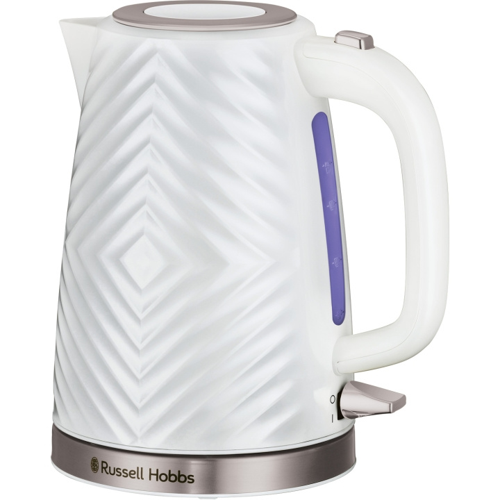 Russell Hobbs Vattenkokare Groove Kettle White 26381-70 i gruppen HJEM, HUS OG HAGE / Husholdningsapparater / Vann og juice / Vannkokere hos TP E-commerce Nordic AB (C28850)