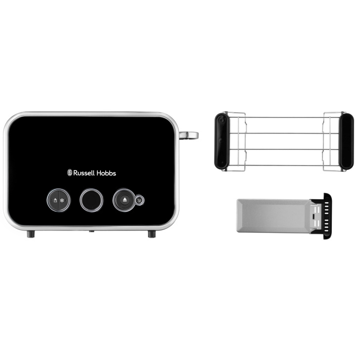 Russell Hobbs Distinctions 2S brødrister svart 26430-56 i gruppen HJEM, HUS OG HAGE / Husholdningsapparater / Brødristere og toastjern / Brødristere hos TP E-commerce Nordic AB (C28857)
