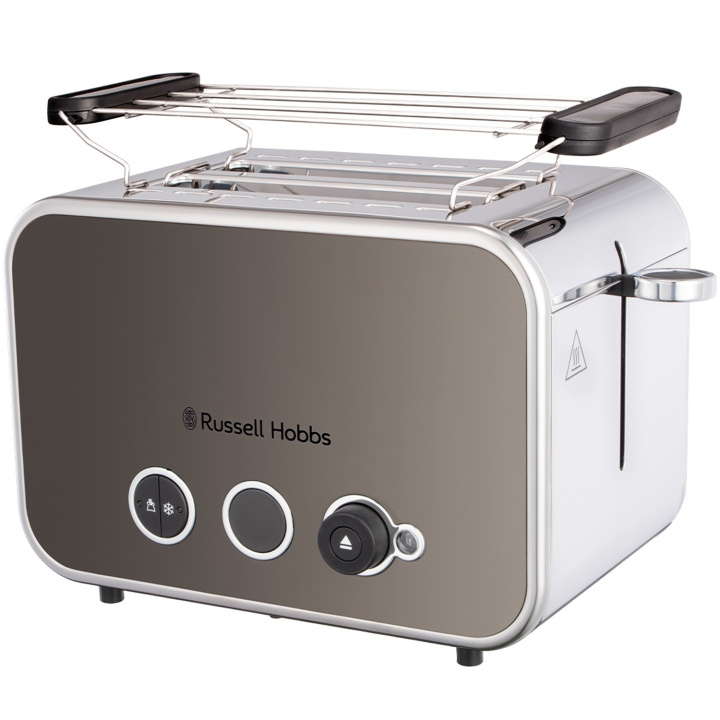 Russell Hobbs Distinctions 2S brødrister Titanium 26432-56 i gruppen HJEM, HUS OG HAGE / Husholdningsapparater / Brødristere og toastjern / Brødristere hos TP E-commerce Nordic AB (C28858)