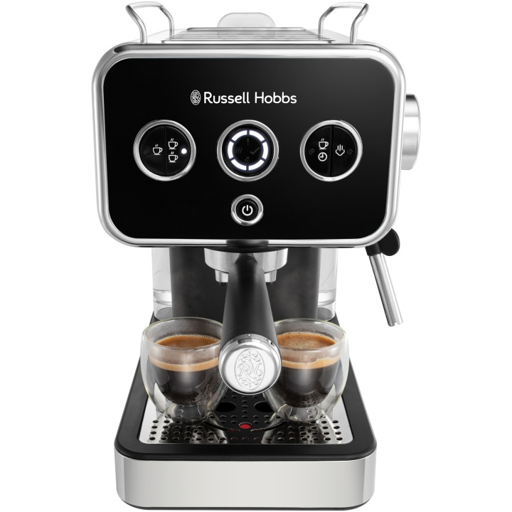 Russell Hobbs Espressomaskin Distinctions Espresso Machine Black 26450-56 i gruppen HJEM, HUS OG HAGE / Husholdningsapparater / Kaffe og espresso / Espressomaskiner hos TP E-commerce Nordic AB (C28859)