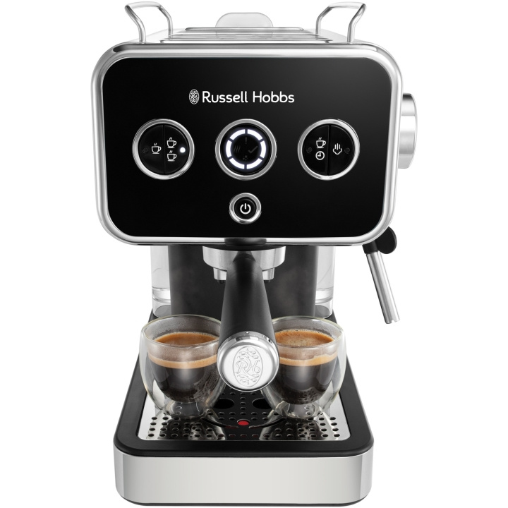 Russell Hobbs Espressomaskin Distinctions Espressomaskin Svart 26450-56 i gruppen HJEM, HUS OG HAGE / Husholdningsapparater / Kaffe og espresso / Espressomaskiner hos TP E-commerce Nordic AB (C28859)
