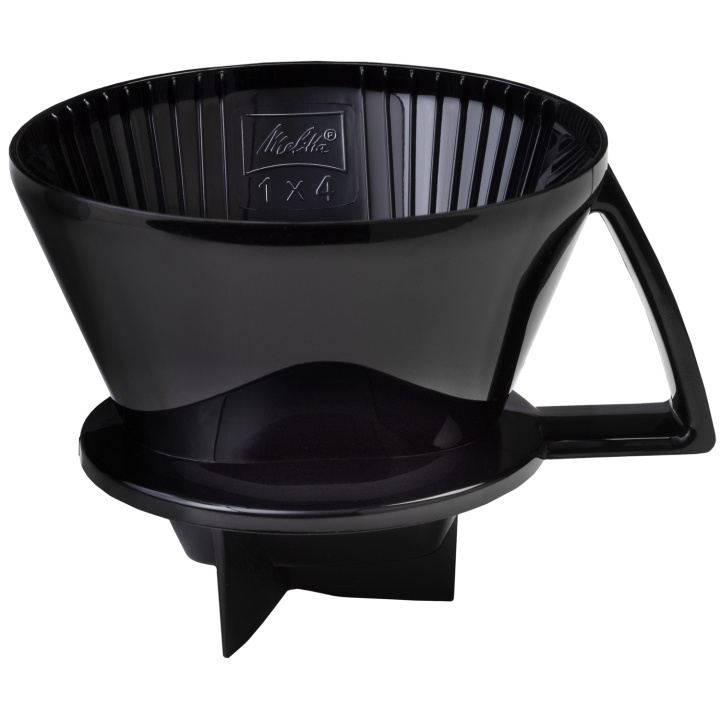 Melitta Filtertratt EXC/GRANDE, 1x4 SVART i gruppen HJEM, HUS OG HAGE / Husholdningsapparater / Kaffe og espresso / Kapsler, filter og tilbehør hos TP E-commerce Nordic AB (C28867)