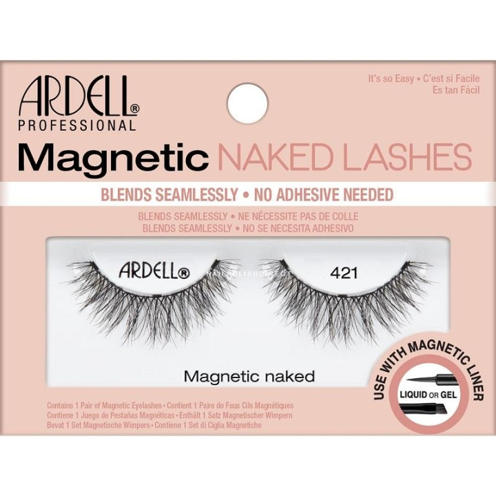 Ardell Magnetiske nakne vipper 421 i gruppen HELSE OG SKJØNNHET / Makeup / Øyne og øyebryn / Løsvipper hos TP E-commerce Nordic AB (C28902)