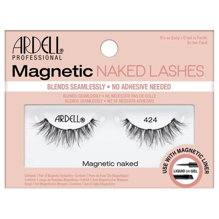Ardell Magnetiske nakne vipper 424 i gruppen HELSE OG SKJØNNHET / Makeup / Øyne og øyebryn / Løsvipper hos TP E-commerce Nordic AB (C28909)