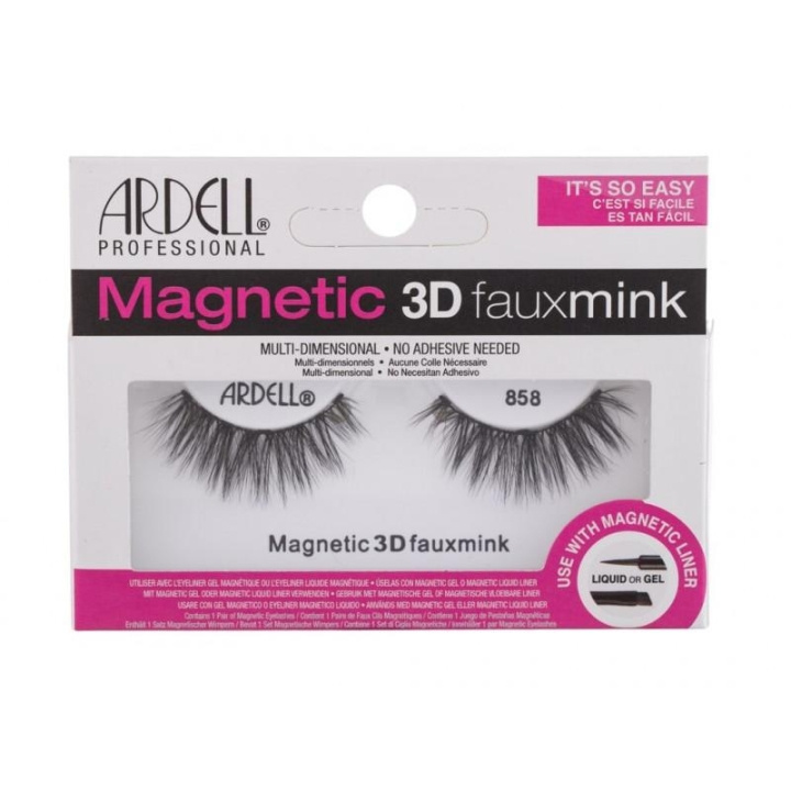 Ardell Magnetic 3D Faux Mink 858 i gruppen HELSE OG SKJØNNHET / Makeup / Øyne og øyebryn / Løsvipper hos TP E-commerce Nordic AB (C28913)