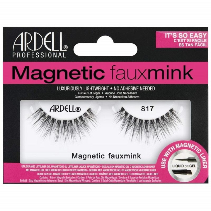 Ardell Magnetiske vipper Faux Mink 817 i gruppen HELSE OG SKJØNNHET / Makeup / Øyne og øyebryn / Løsvipper hos TP E-commerce Nordic AB (C28914)