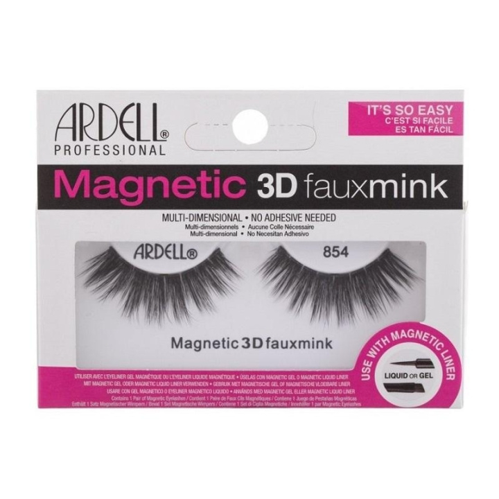 Ardell Magnetisk 3D Faux Mink 854 i gruppen HELSE OG SKJØNNHET / Makeup / Øyne og øyebryn / Løsvipper hos TP E-commerce Nordic AB (C28916)