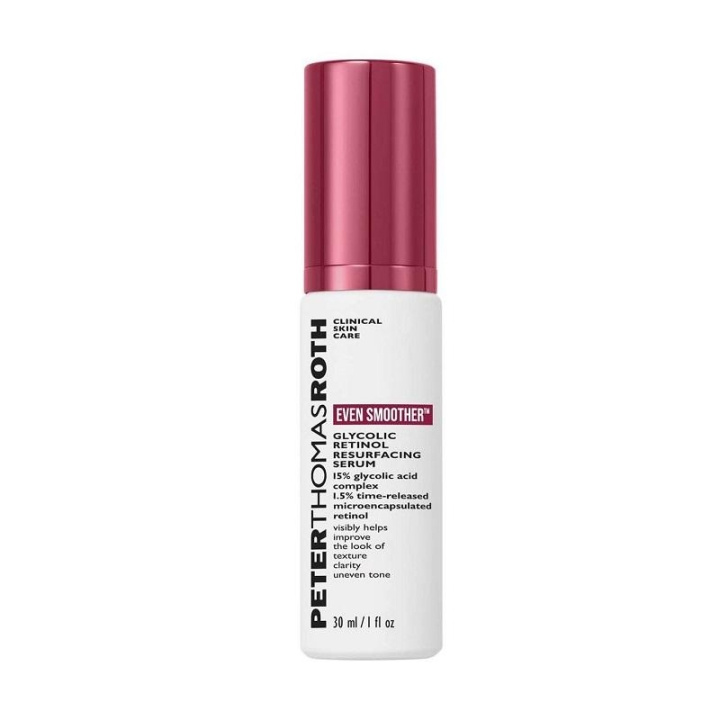 Peter Thomas Roth Even Smoother Glycolic Retinol Resurfacing Serum 30ml i gruppen HELSE OG SKJØNNHET / Hudpleie / Ansikt / Hudserum hos TP E-commerce Nordic AB (C28933)