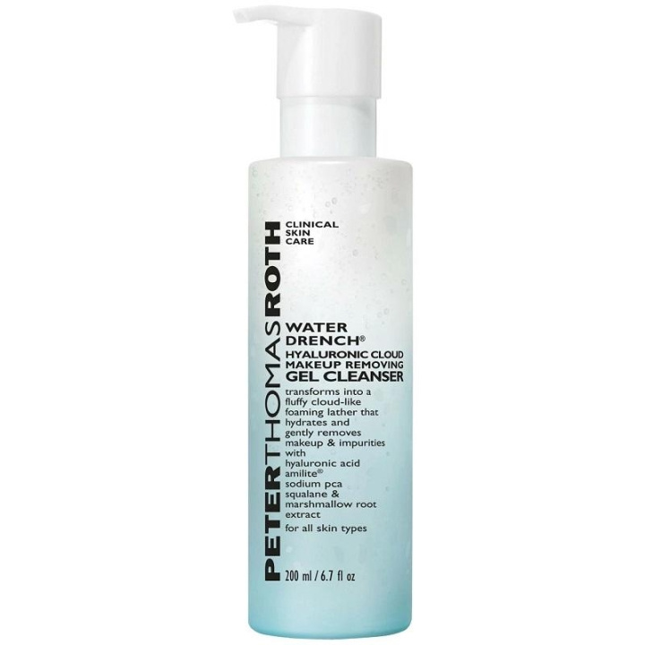 Peter Thomas Roth Water Drench Hyaluronic Cloud Gel Cleanser 200 ml i gruppen HELSE OG SKJØNNHET / Hudpleie / Ansikt / Dagkrem hos TP E-commerce Nordic AB (C28936)