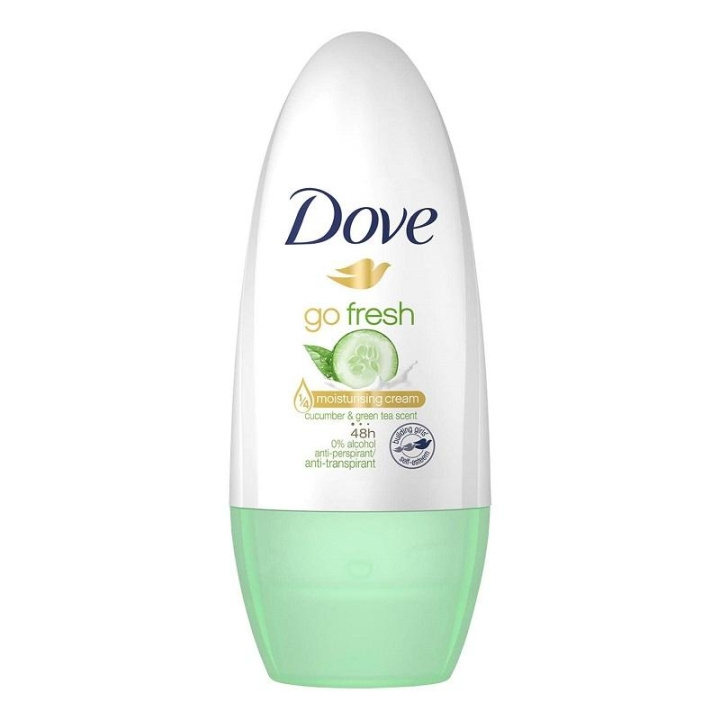 Dove Go Fresh Cucumber & Green Tea Deo Roll-on 50ml i gruppen HELSE OG SKJØNNHET / Duft og parfyme / Deodorant / Deo for henne hos TP E-commerce Nordic AB (C29040)