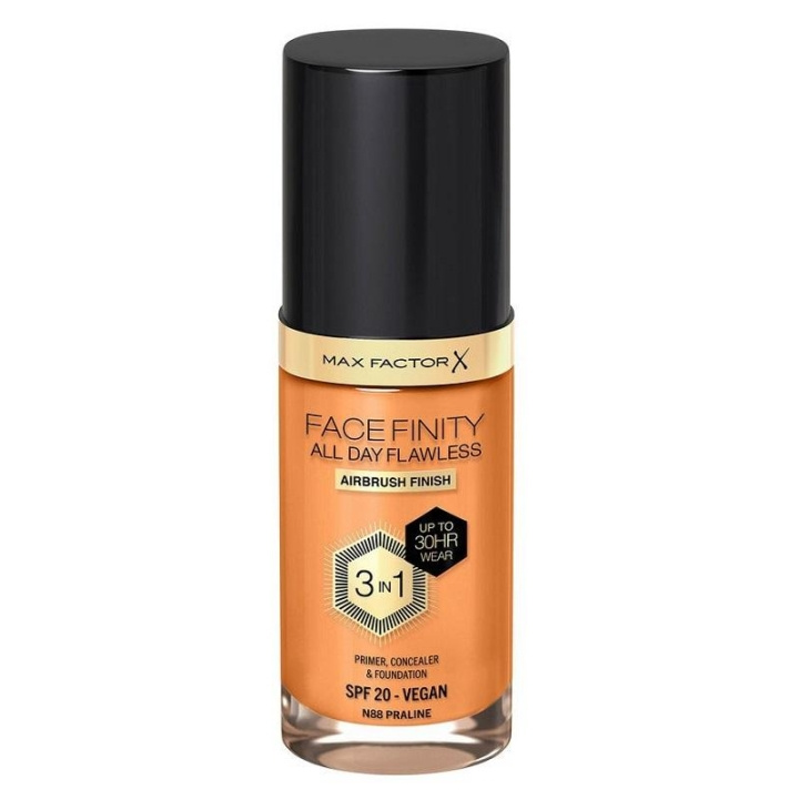 Max Factor Facefinity 3 In 1 Foundation 88 Praline i gruppen HELSE OG SKJØNNHET / Makeup / Makeup ansikt / Foundation hos TP E-commerce Nordic AB (C29102)