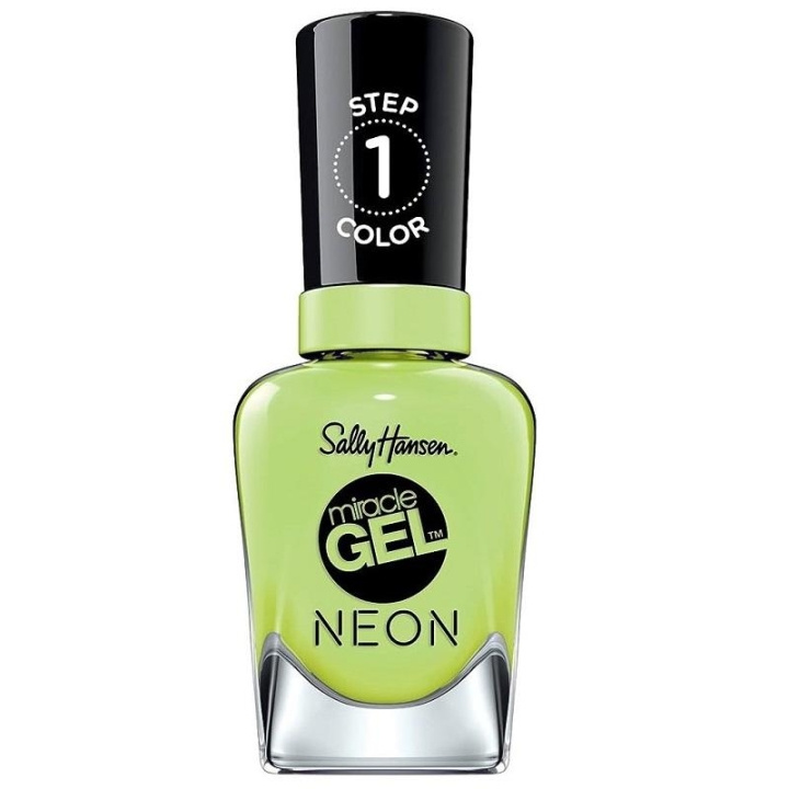 Sally Hansen Miracle Gel Nail Polish Electri-Lime 14.7ml i gruppen HELSE OG SKJØNNHET / Manikyr/pedikyr / Neglelakk hos TP E-commerce Nordic AB (C29115)