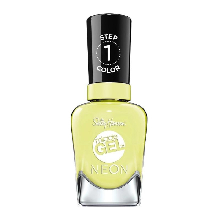 Sally Hansen Miracle Gel Nail Polish Lemon Chillo 14.7ml i gruppen HELSE OG SKJØNNHET / Manikyr/pedikyr / Neglelakk hos TP E-commerce Nordic AB (C29125)