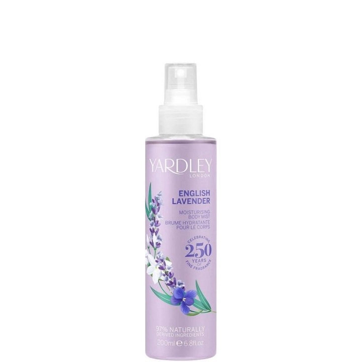 Yardley Of London Body Mist English Lavender 200ml i gruppen HELSE OG SKJØNNHET / Hudpleie / Kroppspleie / Bodymist hos TP E-commerce Nordic AB (C29208)