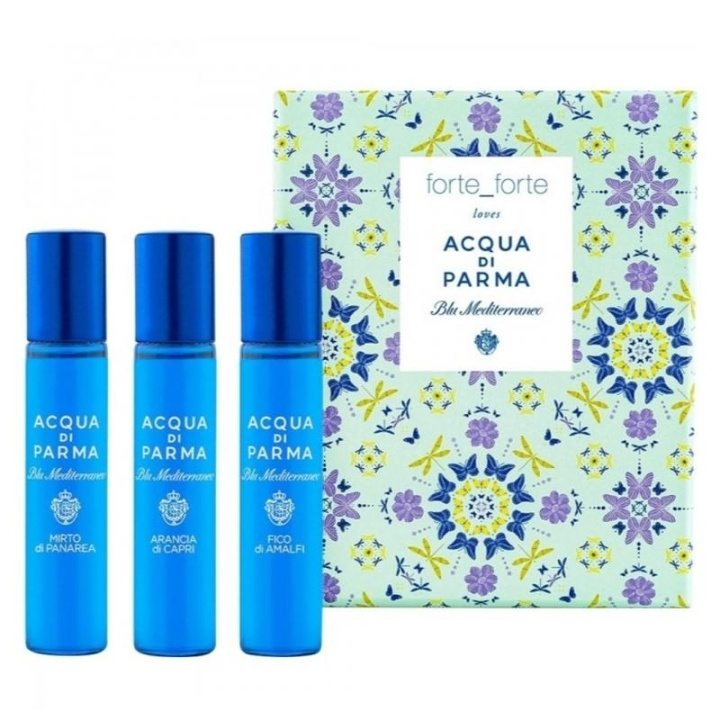 Acqua Di Parma Gavesett Acqua Di Parma Middelhavsblå 3x12ml i gruppen HELSE OG SKJØNNHET / Gavesett / Gavesett for henne hos TP E-commerce Nordic AB (C29232)