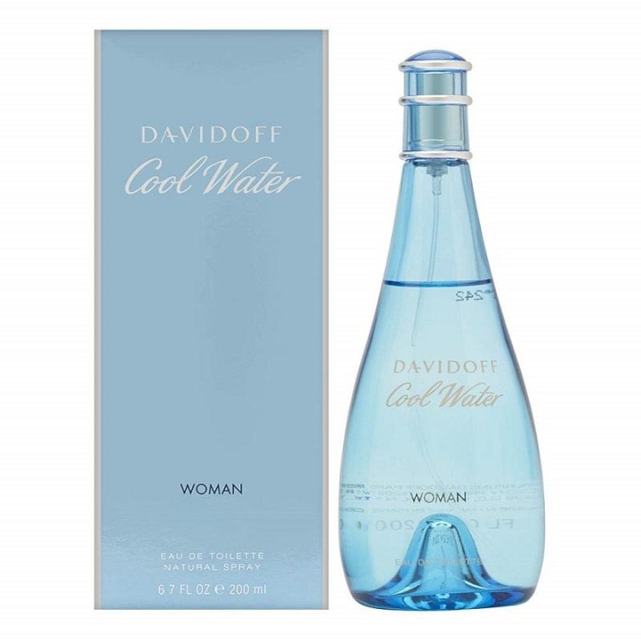 Davidoff Cool Water Woman EDT 200ML i gruppen HELSE OG SKJØNNHET / Duft og parfyme / Parfyme / Parfyme for henne hos TP E-commerce Nordic AB (C29240)