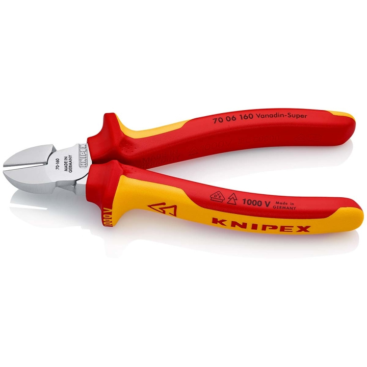 KNIPEX Skråavbitere VDE 160 mm i gruppen HJEM, HUS OG HAGE / Verktøy / Annet verktøy og tilbehør hos TP E-commerce Nordic AB (C29264)