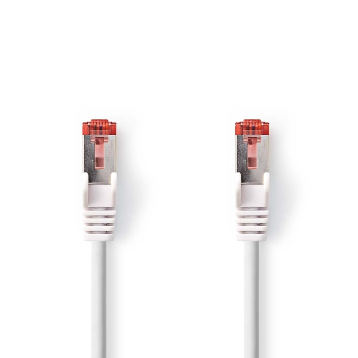 Nedis CAT6a nettverkskabel | S/FTP | RJ45 Han | RJ45 Han | 1.50 m | Snagless | Rund | LSZH | Hvit | Boks i gruppen Datautstyr / Kabler og adaptere / Nettverk / Cat6 hos TP E-commerce Nordic AB (C29298)