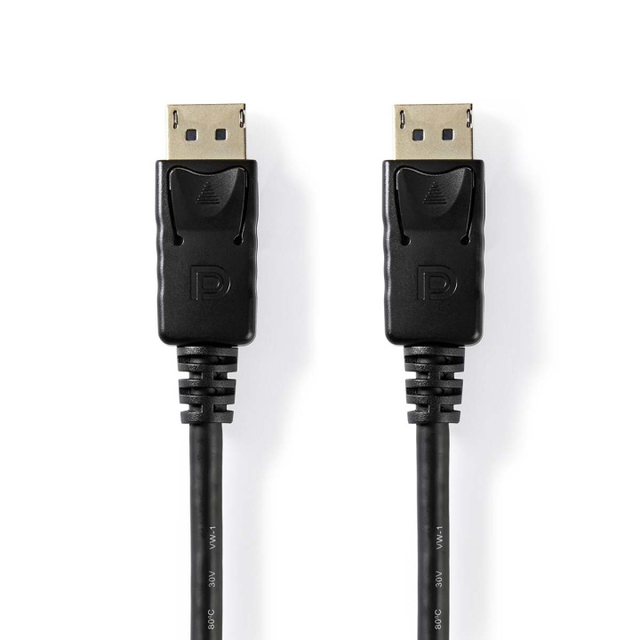 Nedis Displayport-kabel | DisplayPort Han | DisplayPort Han | Nikkel belagt | 2.00 m | Rund | PVC | Label i gruppen Datautstyr / Kabler og adaptere / DisplayPort / Kabler hos TP E-commerce Nordic AB (C29304)
