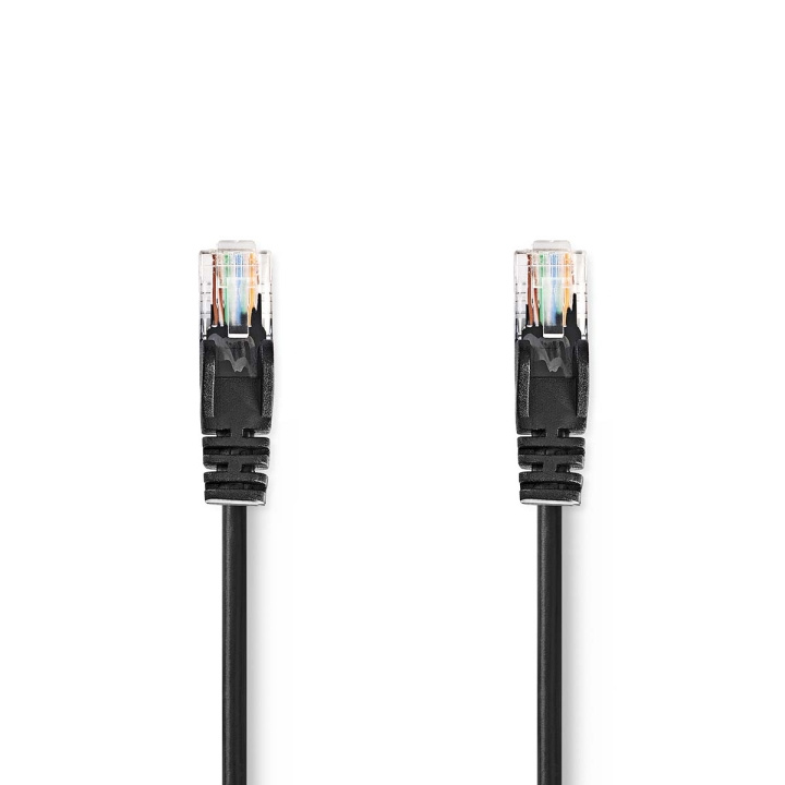 Nedis CAT5e nettverkskabel | U/UTP | RJ45 Han | RJ45 Han | 1.00 m | Rund | PVC | Sort | Label i gruppen Datautstyr / Kabler og adaptere / Nettverk / Cat5e hos TP E-commerce Nordic AB (C29316)