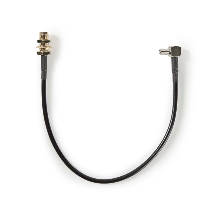 Nedis Antennekabel | SMA Hun | TS9 | Gull belagt | 50 Ohm | Singel Skjermet | 0.20 m | Rund | PVC | Sort | Boks i gruppen Elektronikk / Kabler og adaptere / Antennekabler og tilbehør / Antennekabler hos TP E-commerce Nordic AB (C29415)