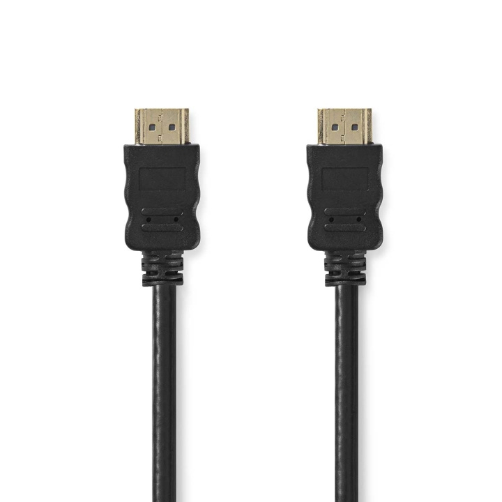 Nedis High Speed ​​HDMI ™ kabel med Ethernet | HDMI ™ -kontakt | HDMI ™ -kontakt | 4K@30Hz | ARC | 10.2 Gbps | 7.50 m | Rund | PVC | Sort | Label i gruppen Elektronikk / Kabler og adaptere / HDMI / Kabler hos TP E-commerce Nordic AB (C29441)