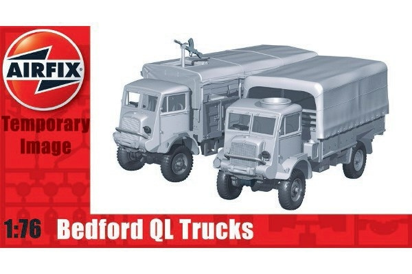 AIRFIX Bedford QLD/QLT Trucks i gruppen SPORT, FRITID & HOBBY / Hobby / Plastmodeller / Biler hos TP E-commerce Nordic AB (C29536)