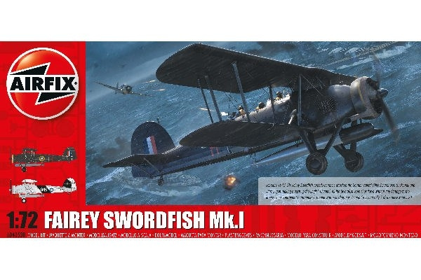 AIRFIX Fairey Swordfish Mk.I i gruppen SPORT, FRITID & HOBBY / Hobby / Plastmodeller / Fly & Helikoptre hos TP E-commerce Nordic AB (C29553)